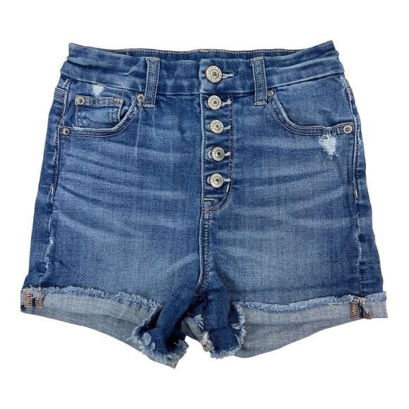 American Eagle Outfitters Pants - American Eagle Curvy Hi Rise Shortie Shorts Sz 0 Button Fly